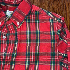 Boys J. Crew Crewcuts Size 12 Plaid Shirt